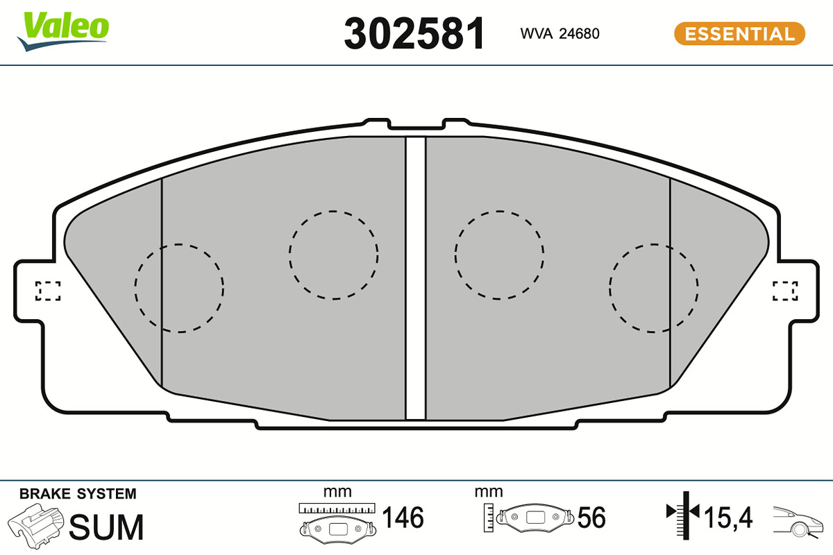 BRAKE PADS FIRST TOYOTA HIACE FR